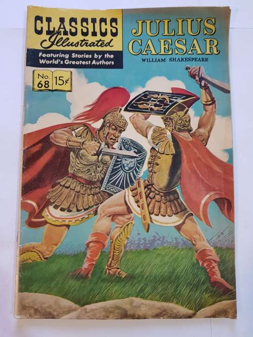 Classics Illustrated, Julius Caesar, William Shakespeare, No. 68, 1965