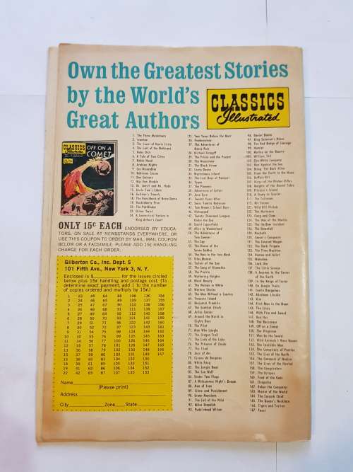 Classics Illustrated, Hamlet, William Shakespeare, No. 99, 1965