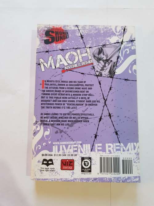Maoh Juvenile Remix, No. 2, Kotaro Isaka, Megumi Osuga