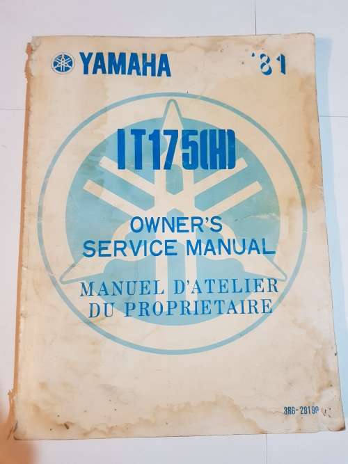 Yamaha `81 IT175 H, Owners Service Manual, English/French