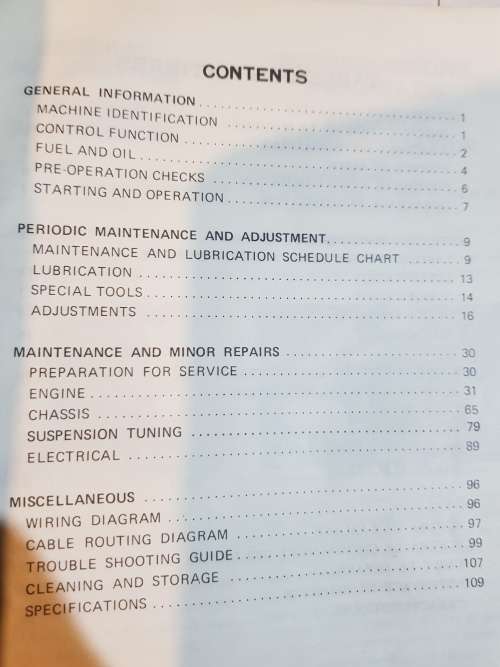 Yamaha `81 IT175 H, Owners Service Manual, English/French