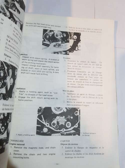 Yamaha `81 IT175 H, Owners Service Manual, English/French
