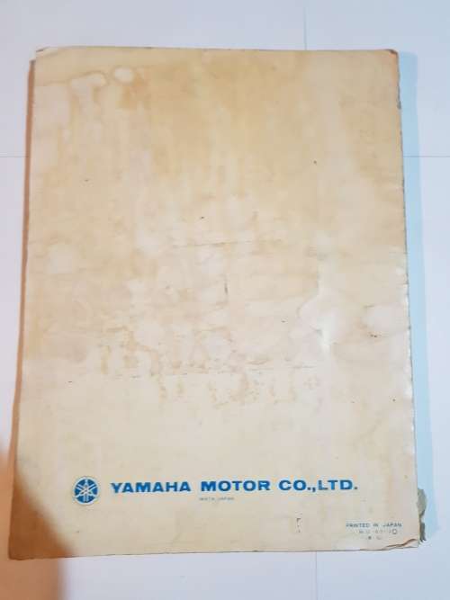 Yamaha `81 IT175 H, Owners Service Manual, English/French
