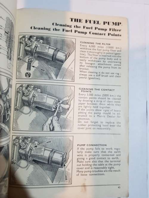 Morris Oxford (Series II) Operation Manual