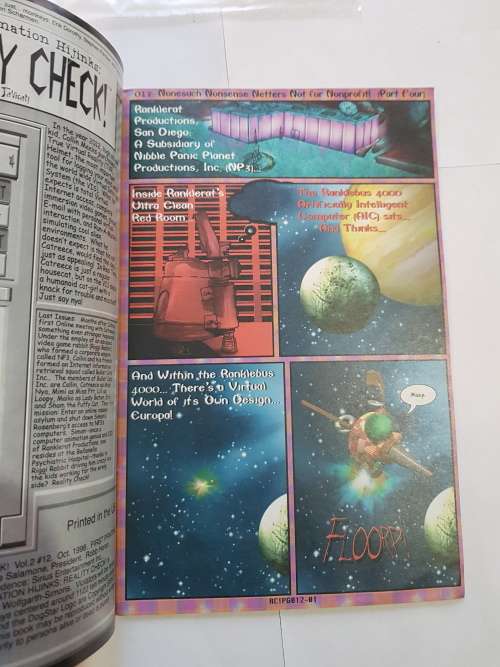 Super Information Hijinks: Reality Check! No. 12, Vol. 2, Sirius, 1998