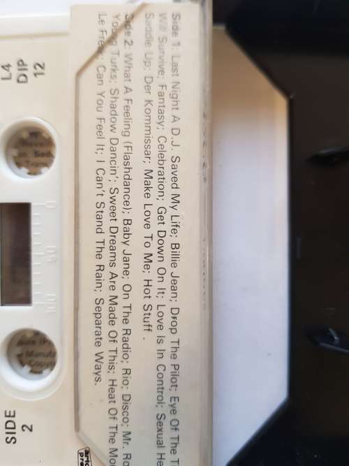 1 1/2 Hours of Disco, Various Cassette
