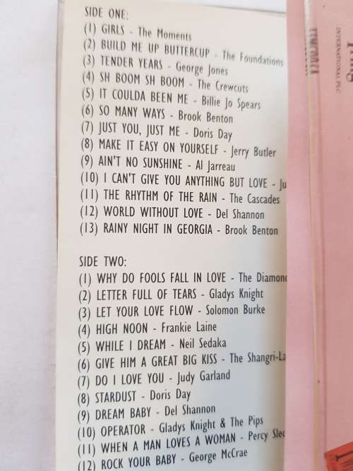 The Love Songs Collection, Vol. 2, Various Cassette