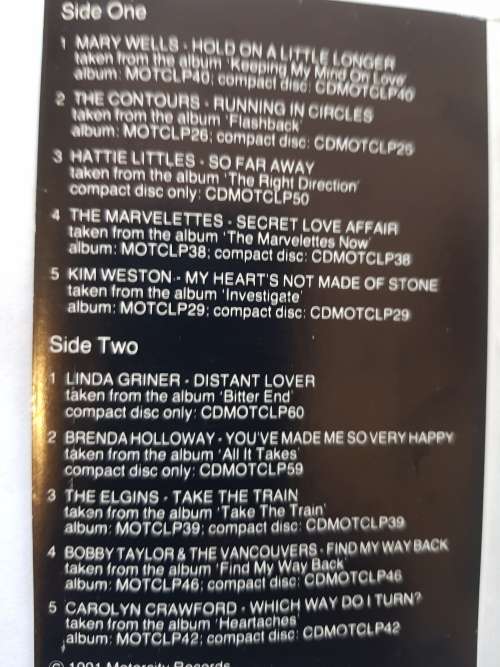 The Motorcity Cassette Sampler, Various Cassette