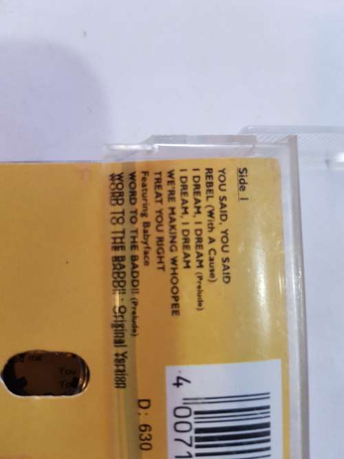 Jermaine Jackson, You Said Cassette