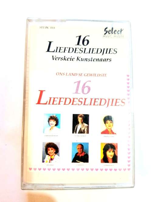 16 Liefdesliedjies, Verskei Kunstenaars Cassette
