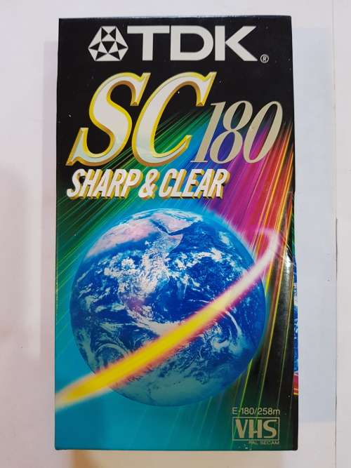 VHS Tape, TDK SC180, New Sealed