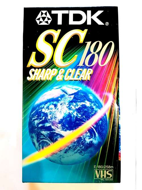 VHS Tape, TDK SC180, New Sealed