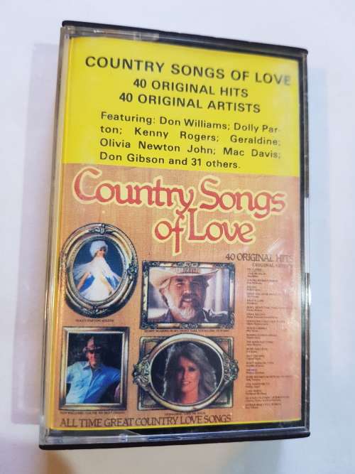 Country Songs Of Love, 40 Original Hits Cassette