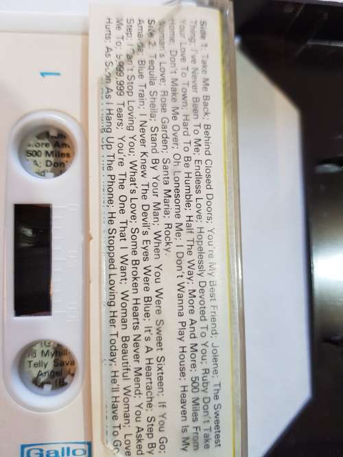 Country Songs Of Love, 40 Original Hits Cassette