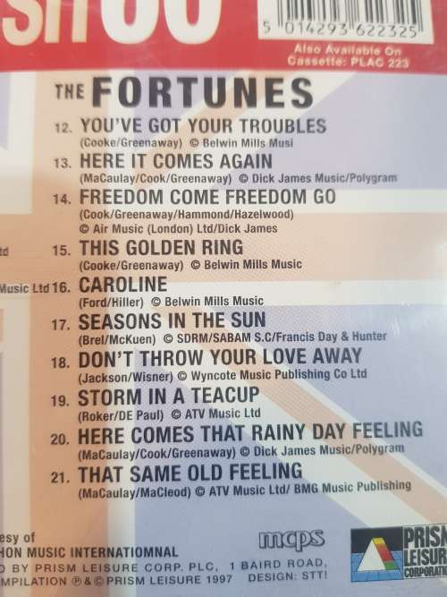 The British 60`s, The Tremeloes/The Fortunes CD