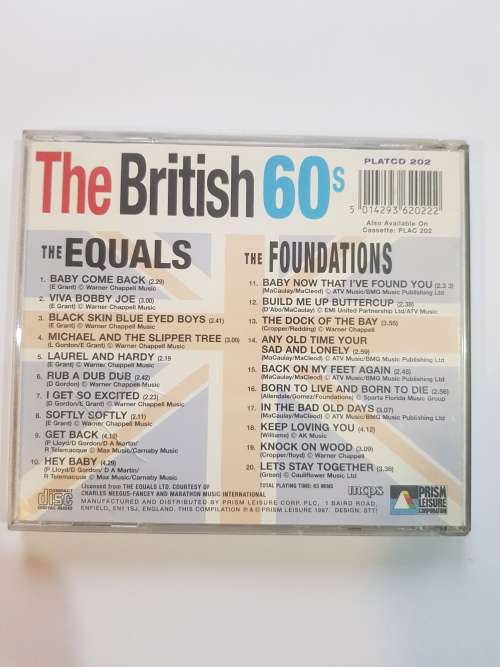 The British 60`s, The Equals/The Foundations CD