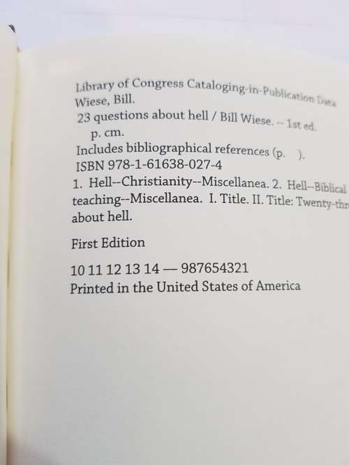 23 Questions About Hell by Bill Wiese, includes DVD