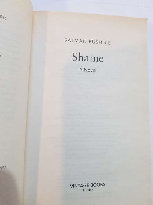 Shame by Salman Rushdie