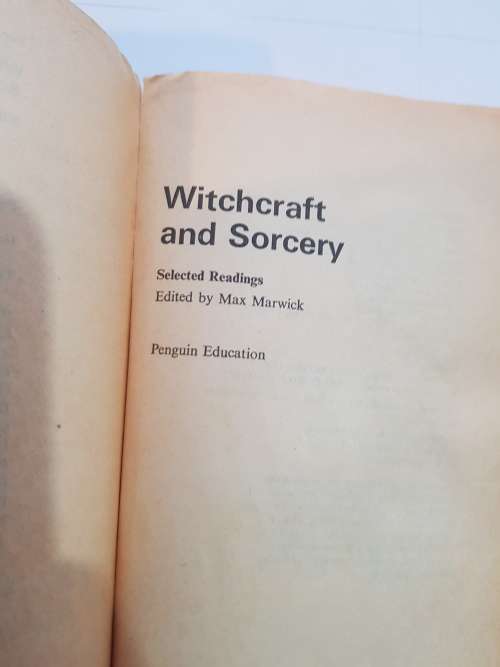 Witchcraft & Sorcery edited by Max Marwick