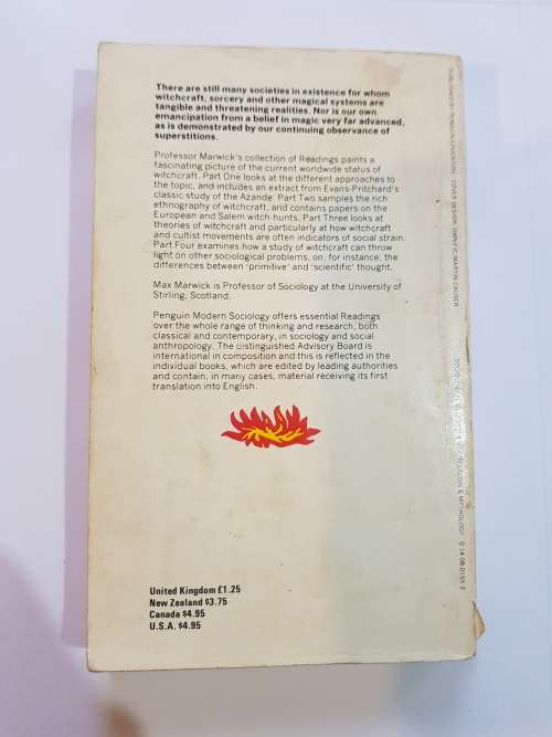 Witchcraft & Sorcery edited by Max Marwick
