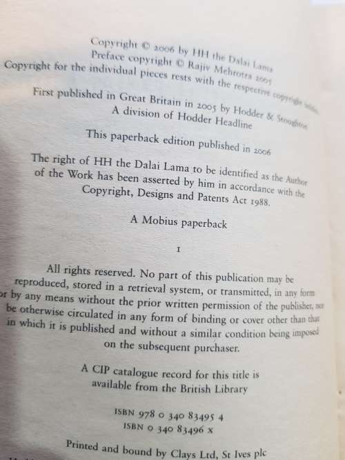 The Essential Dalai Lama edited by Rajiv Mehrotra