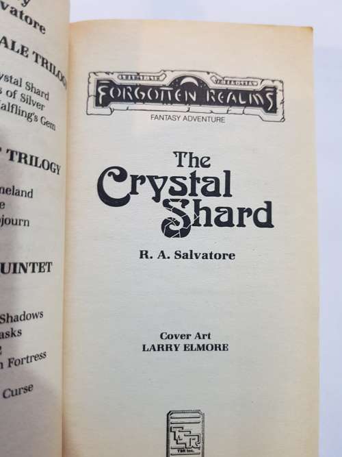 Forgotten Realms, The Crystal Shard, The Icewind Dale Trilogy, Book One by R.A. Salvatore