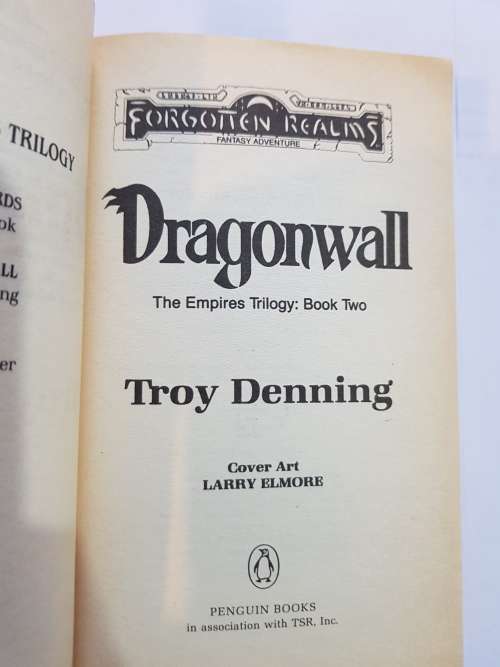 Forgotten Realms, Dragonwall, The Empires Trilogy, Book Two by Troy Denning