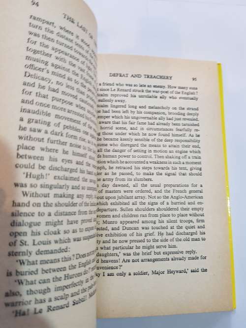The Last Of The Mohicans by Fenimore Cooper