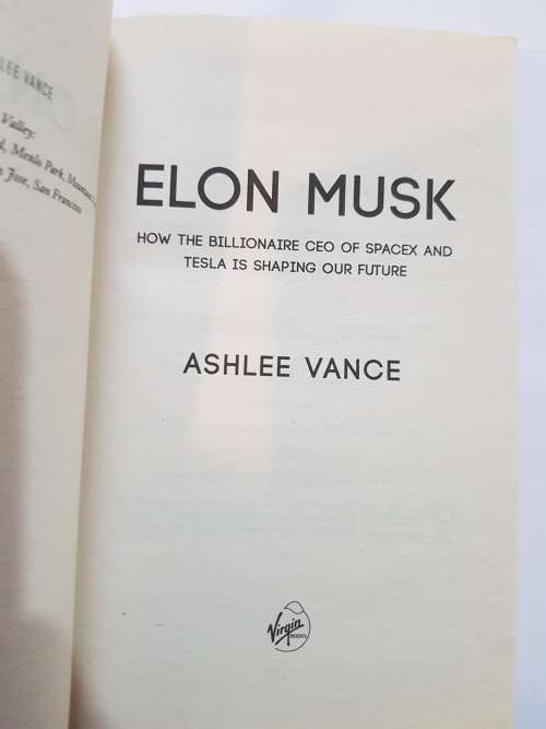 Elon Musk by Ashlee Vance, New Updated Edition