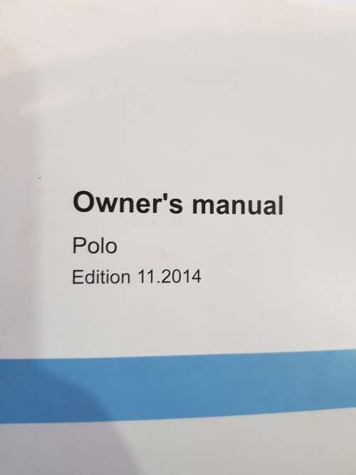 Volkswagen, VW Polo Owners Manual, Edition 11.2014