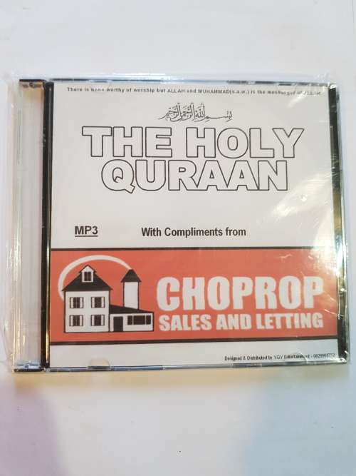 The Holy Quraan, MP3 CD, New