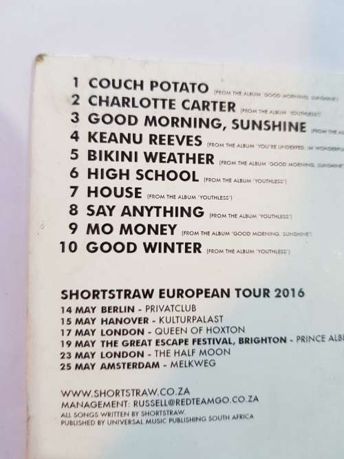 Shortstraw, Shortstraw CD