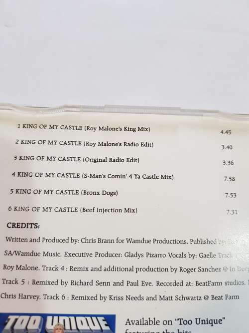 Wamdue Project, King Of My Castle CD single