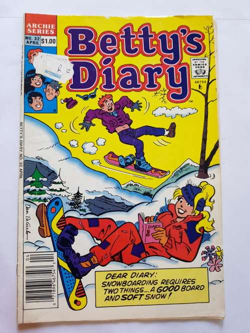 Betty`s Diary, No. 32 Archie Series, 1990