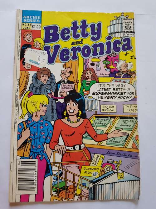 Betty and Veronica, No. 31, Archie Series, 1990