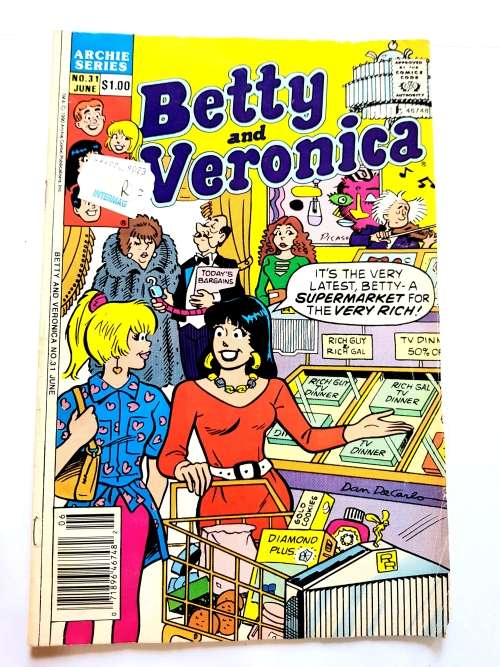 Betty and Veronica, No. 31, Archie Series, 1990