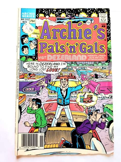 Archie`s Pals `n` Gals, No. 202, Archie Series, 1988