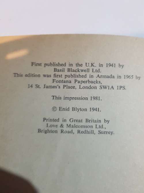 The Secret Mountain by Enid Blyton, 1981