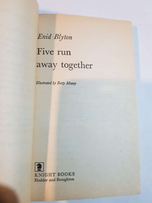 The Famous Five, Five Run Away Together by Enid Blyton, 1983