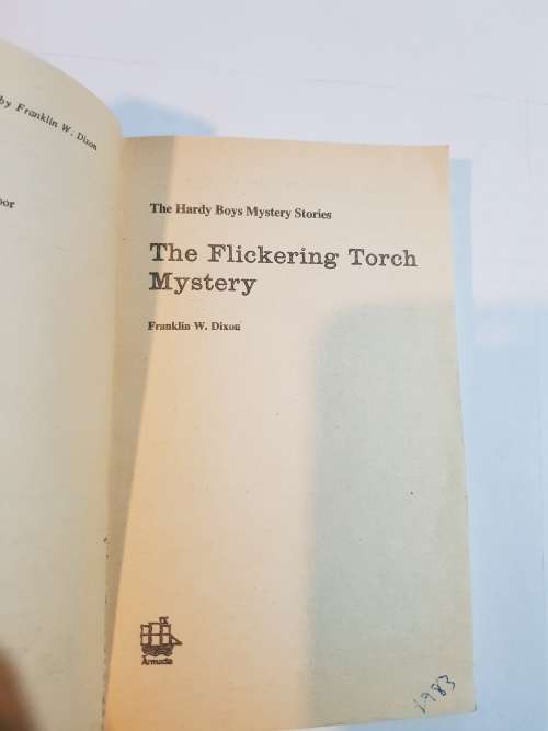 The Hardy Boys, The Flickering Torch Mystery by Franklin W. Dixon