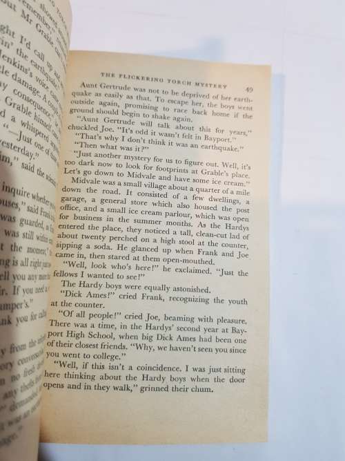 The Hardy Boys, The Flickering Torch Mystery by Franklin W. Dixon