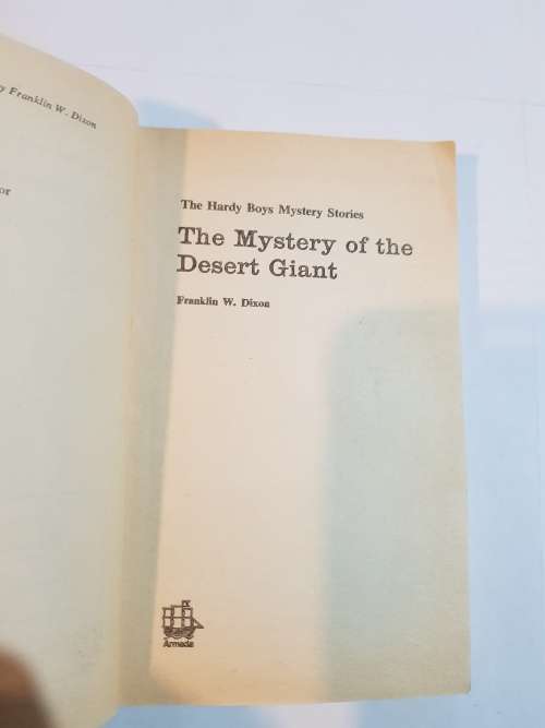 The Hardy Boys, The Mystery Of The Desert Giant by Franklin W. Dixon