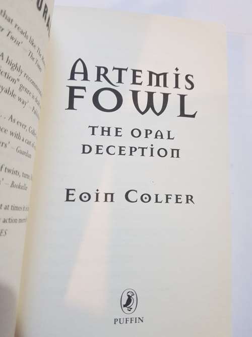Eoin Colfer, Artemis Fowl, The Opal Deception