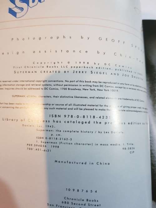 Superman, The Complete History by Les Daniels