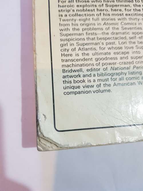 Superman, From The Thirties To The Seventies, Intro by E. Nelson Bridwell