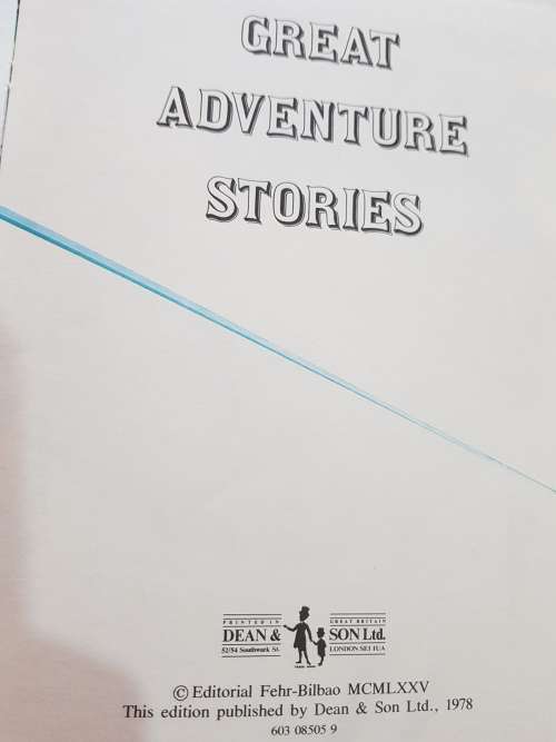 Great Adventure Stories, 1978 Hardcover
