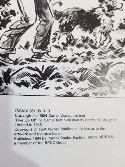 Famous Five Annual, Five Go Off To Camp 1984 Hardcover