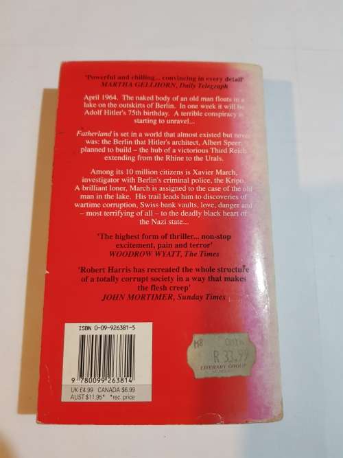 Fatherland by Robert Harris, 1992