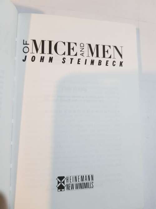 Of Mice And Men by John Steinbeck, 1965 Hardcover