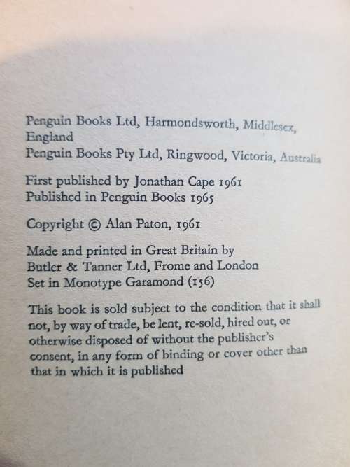 Debbie Go Home by Alan Paton, 1965